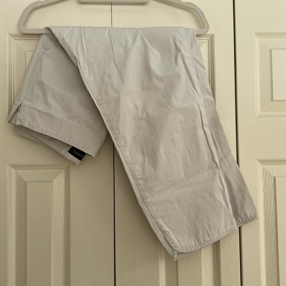 Cute khaki cotton spandex Talbots pants size 12